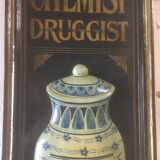 Wooden relief panel "Chemist Druggist" from Country corner