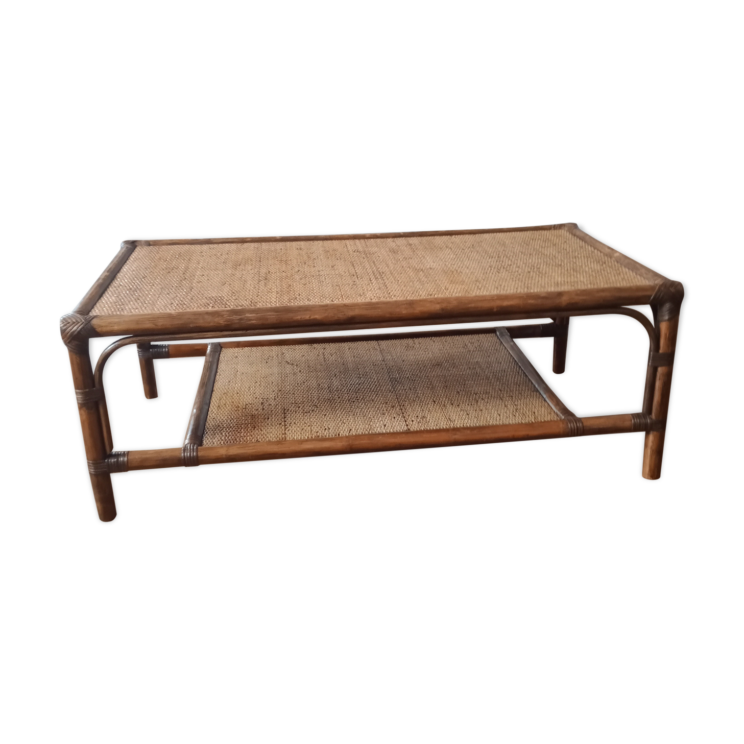 Bamboo coffee table