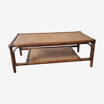 Table basse bambou