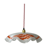 Old glass suspension 1970 vintage