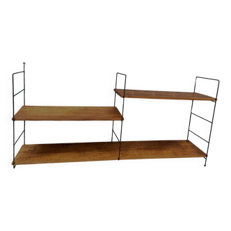 Nils Strinning 3-shelf wall-mounted bookcase, 100 cm x 48 cm