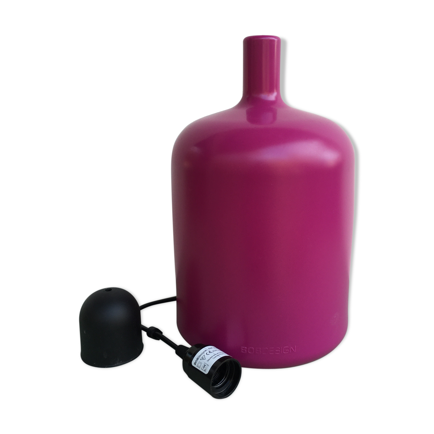 Suspension Bulb par Bob Design fuschia