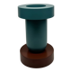 Vase Mirto Ettore Sottsass for Marutomi Japan 1997 Lacquered Blue Plastic