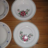 Mismatched crockery service for 6 people