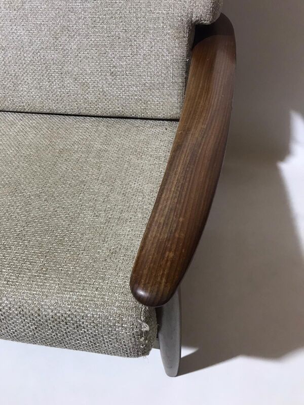 Ensemble salon scandinave en teck, années 1960