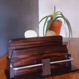 Art Deco Mail Rack 1930 Macassar ebony