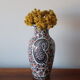 Vase en faïence de Gien décor cachemire