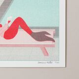 Sirène de piscine, Risographie A4, édition limitée