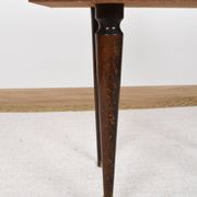 Vintage bedside table from the 50s in lacquered wood and mahogany.