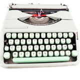 Typewriter hermes baby revised green