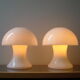 Pair of vintage lamps "Funghi " by SCE
