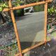 Vintage bamboo mirror 61x79cm