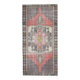 Vintage Turkish Oushak Handmade Wool Cotton Pink Area Rug 112x240