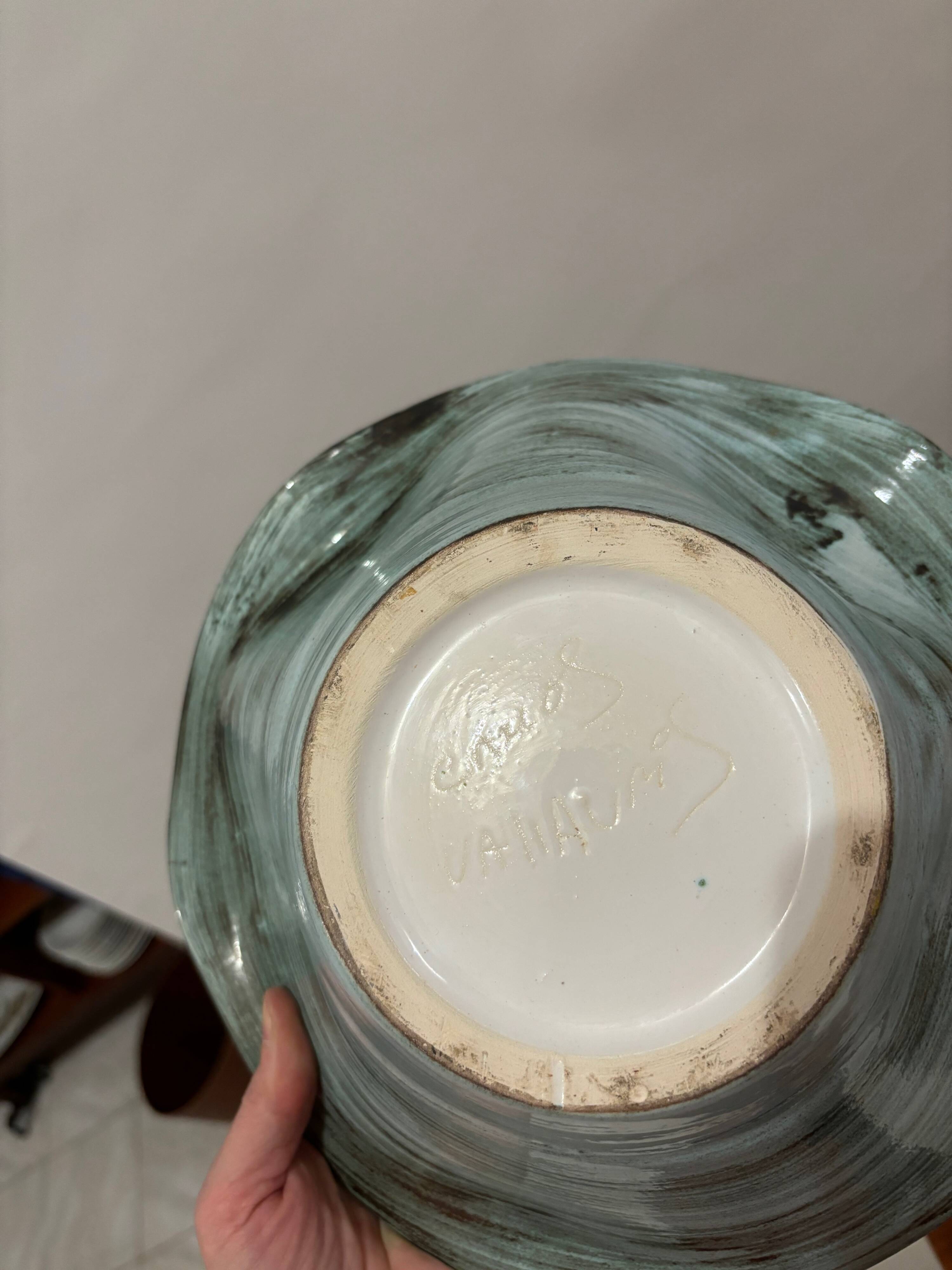 Vallauris ceramic dish