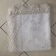 Old tablecloth with embroidery and handmade lace