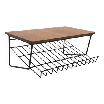 Étagère murale scandinave en teck, Suède 1960