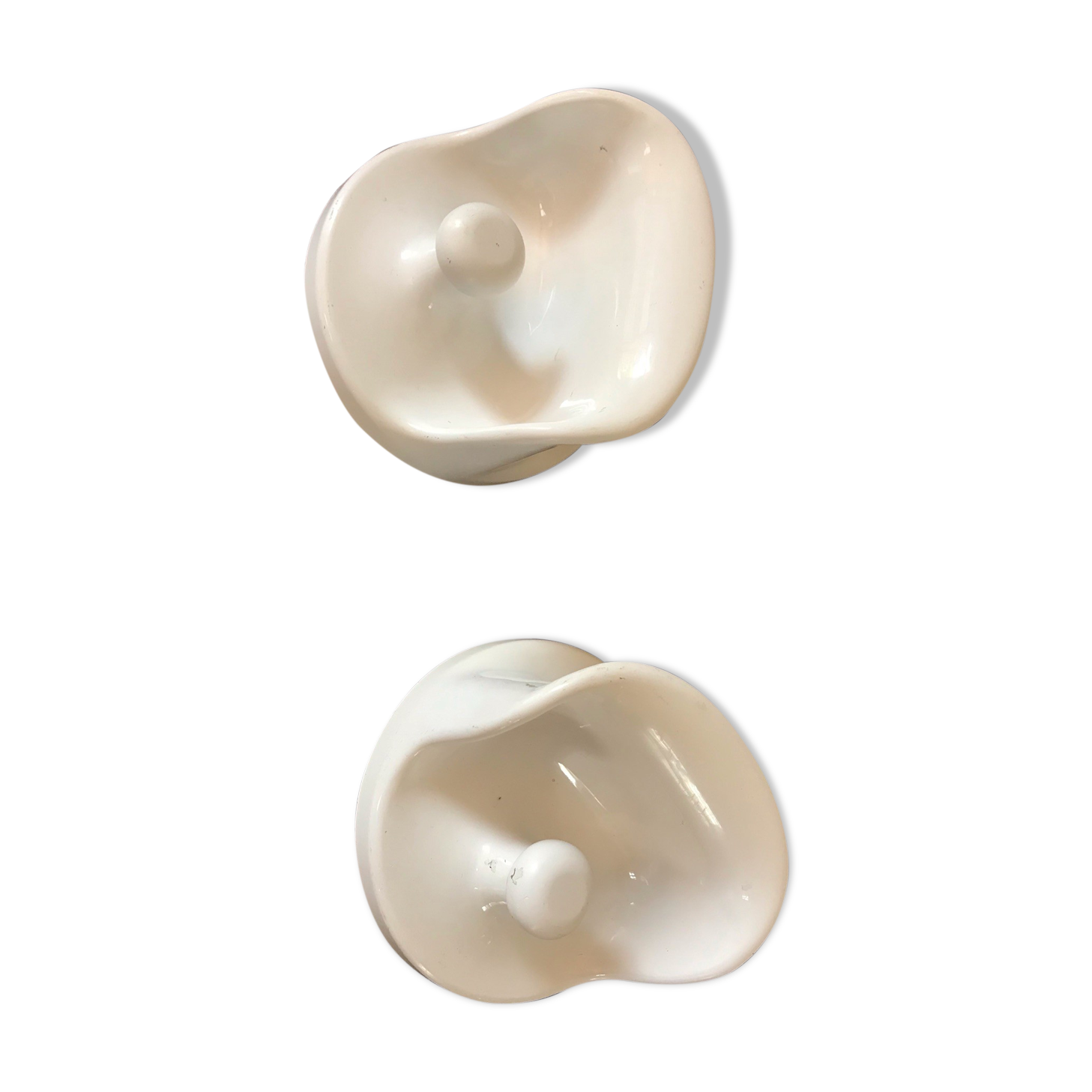 Pair of olaf von bohr hooks for kartel Annees 70