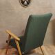 Fauteuil scandinave pieds compas