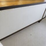 Handcrafted Solid Wood Sideboard in Wenge & Cherry, 1970 Vintage