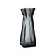Vase en verre gris foncé 30cm