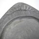 Old zinc flower pot saucer tin old zinc flower pot base
