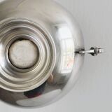 Silver-plated metal footed bowl