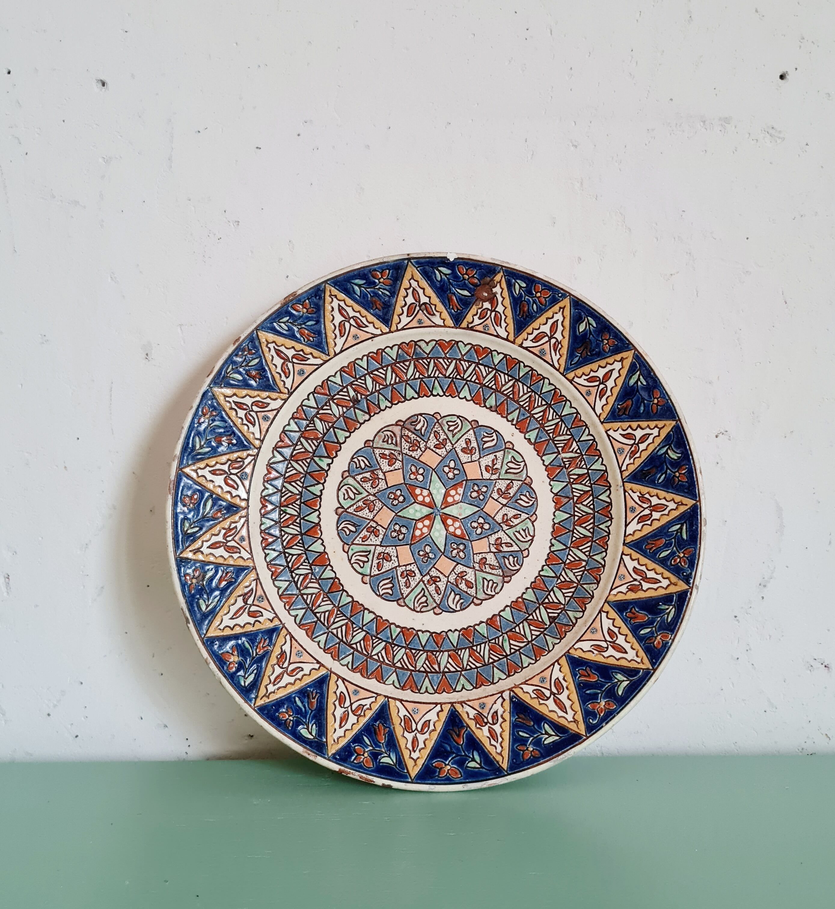 Old Moroccan plate