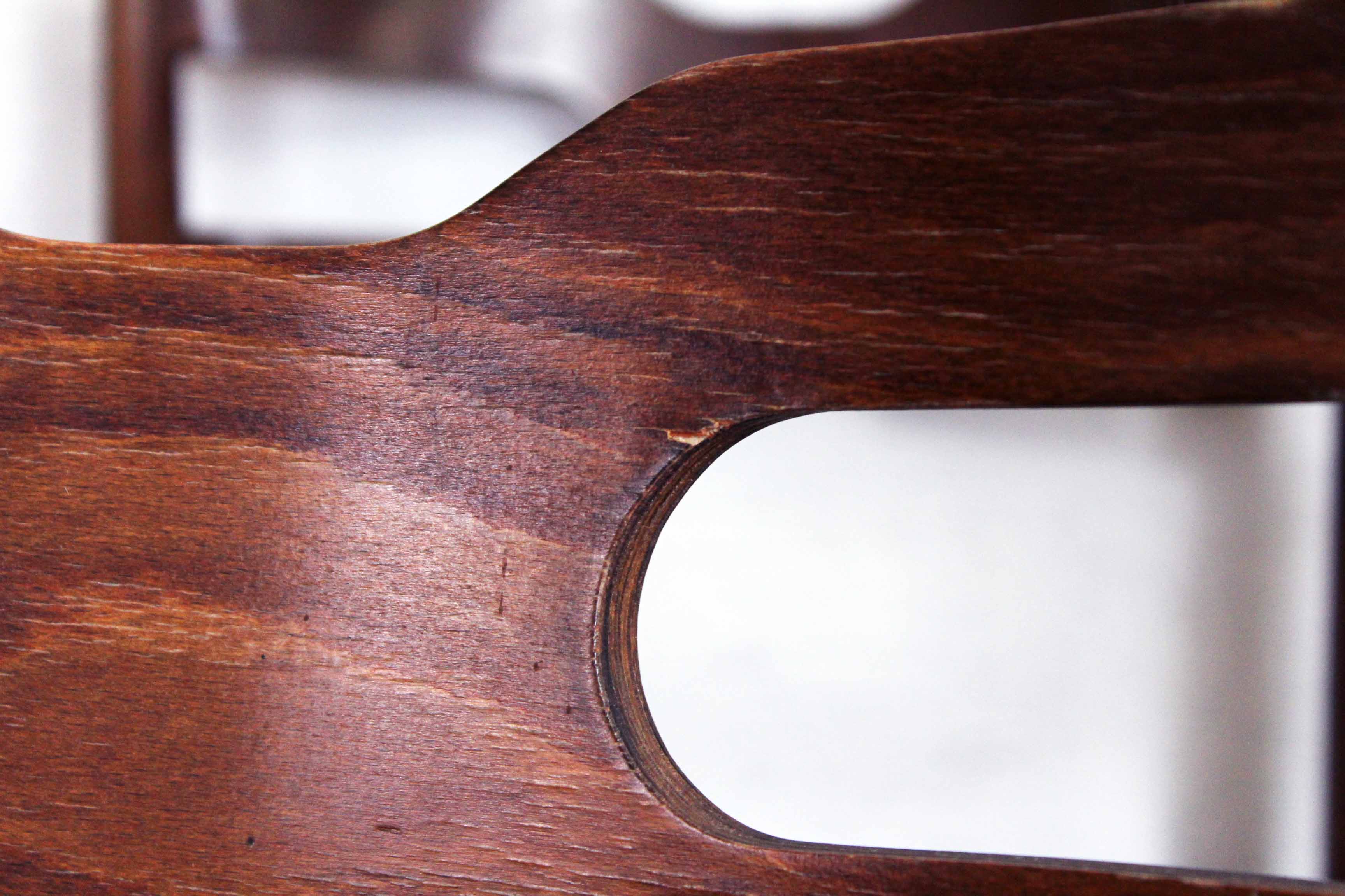 Set of 6 chairs Scandinavian design, 60s