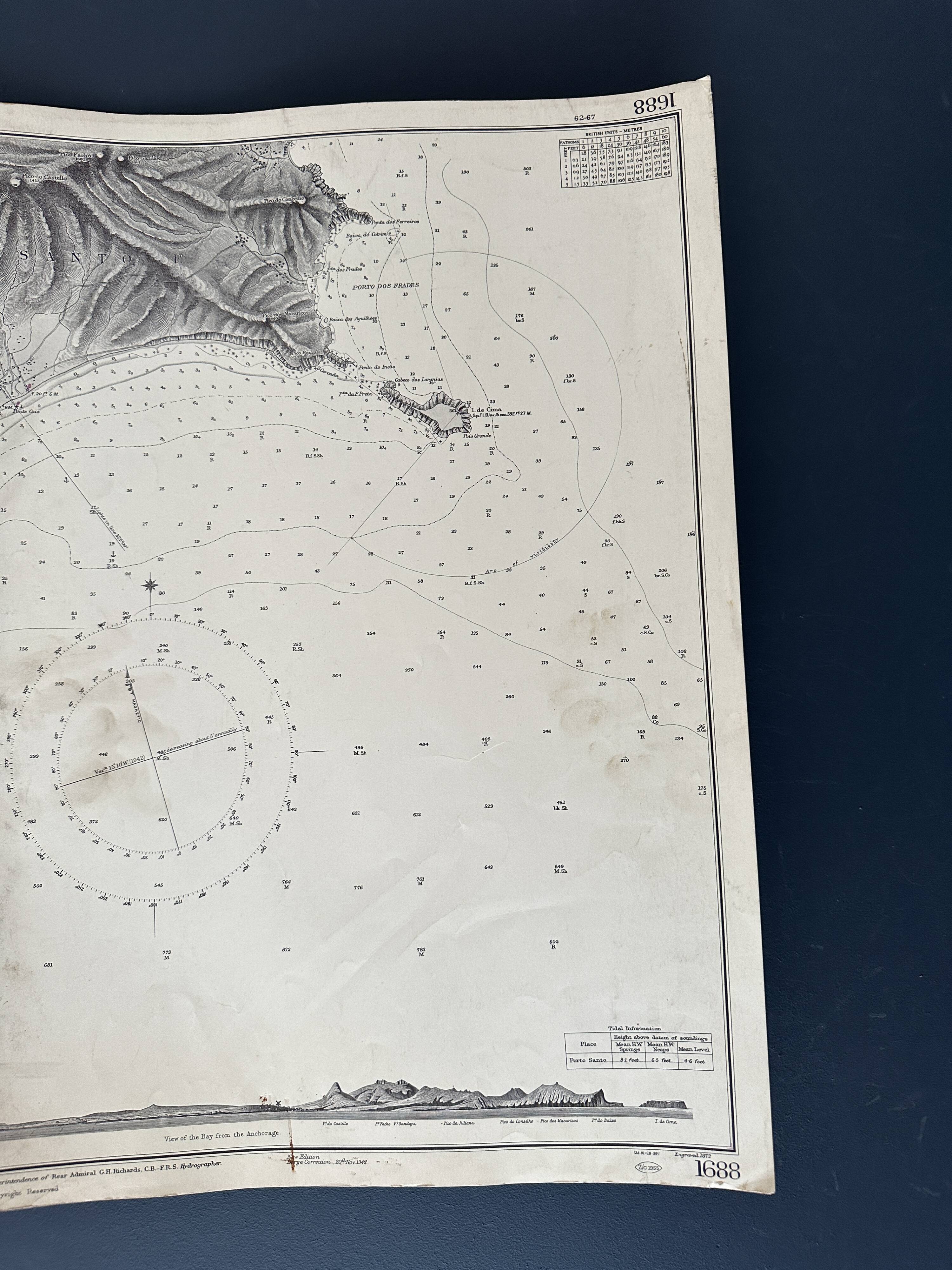 Porto Santo Bay Madeira Islands Map