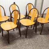 6 Baumann "transit" chairs 1990s