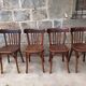 Set de 4 chaises bistrot Baumann