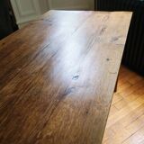 Farm table in oak with 1 drawer