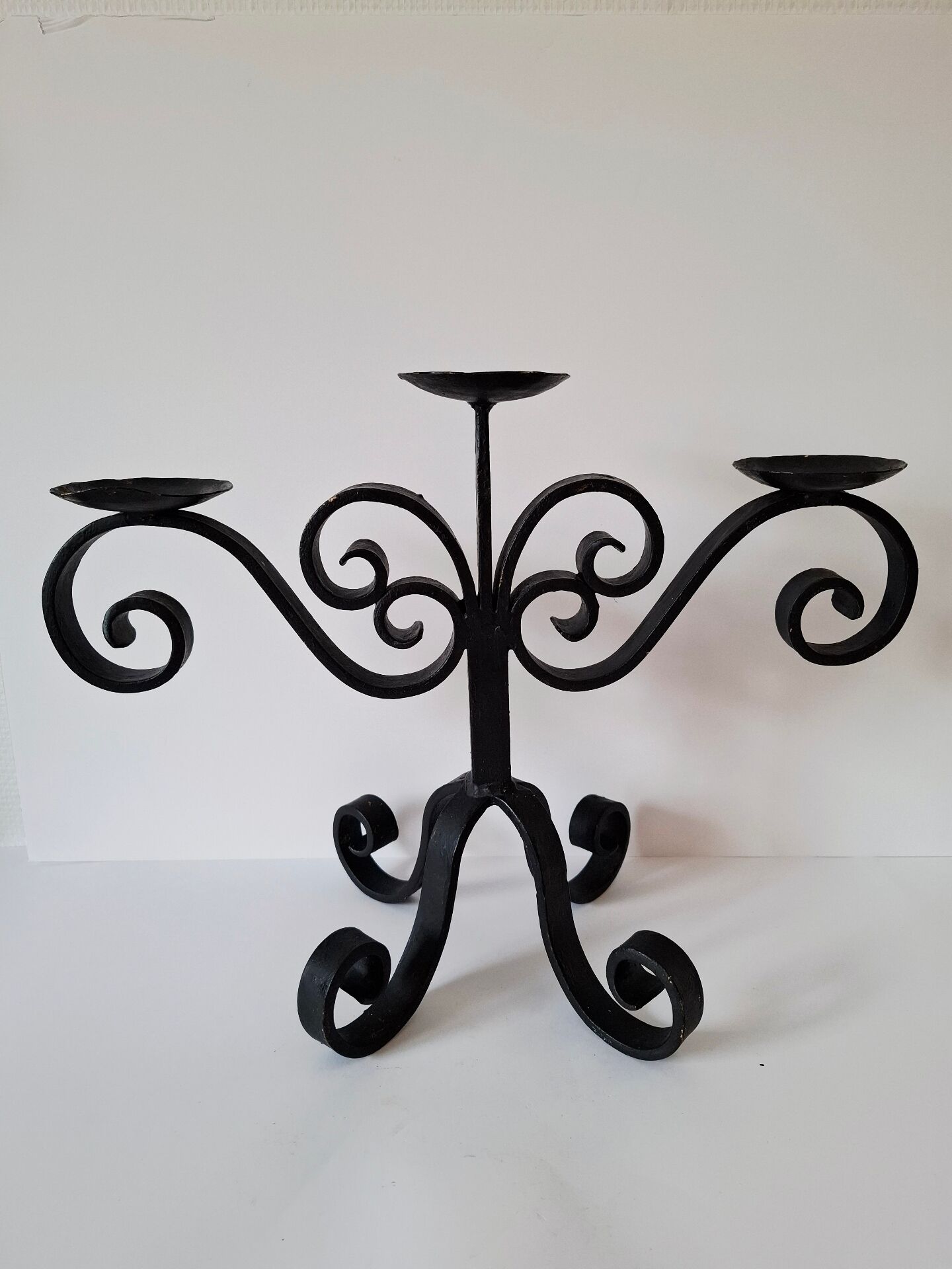 Vintage wrought iron chandelier