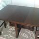 table basse et 4 chaises