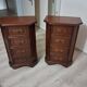 Set of 2 Chest of Drawers with 4 drawers