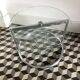 Table en verre pivotante