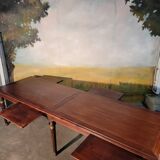 Large Louis XVI style mahogany table