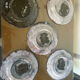 Set of 5 vintage Morvan ceramic plates