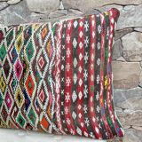 Vintage Moroccan Berber wool cushion cover