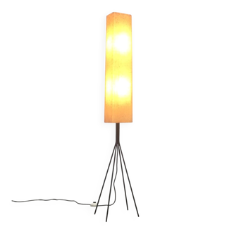 German floor lamp in metal and plastic by Hesse Leuchten, 1960s.