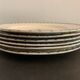 6 dessert plates and old earthenware dish, KG Lunéville