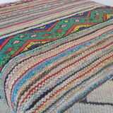 Kilim Ottoman pouf