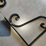 Retro wrought iron bracket set of 2