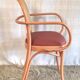 Curved wooden armchair model 811 by J. Hoffmann – late edition XXth