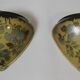 Pair of Gallé wall lights in glass paste (Tip)