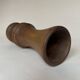 Turned wooden vase