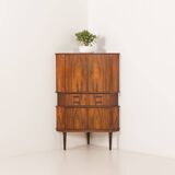 Meuble d'angle danois en palissandre, années 1960