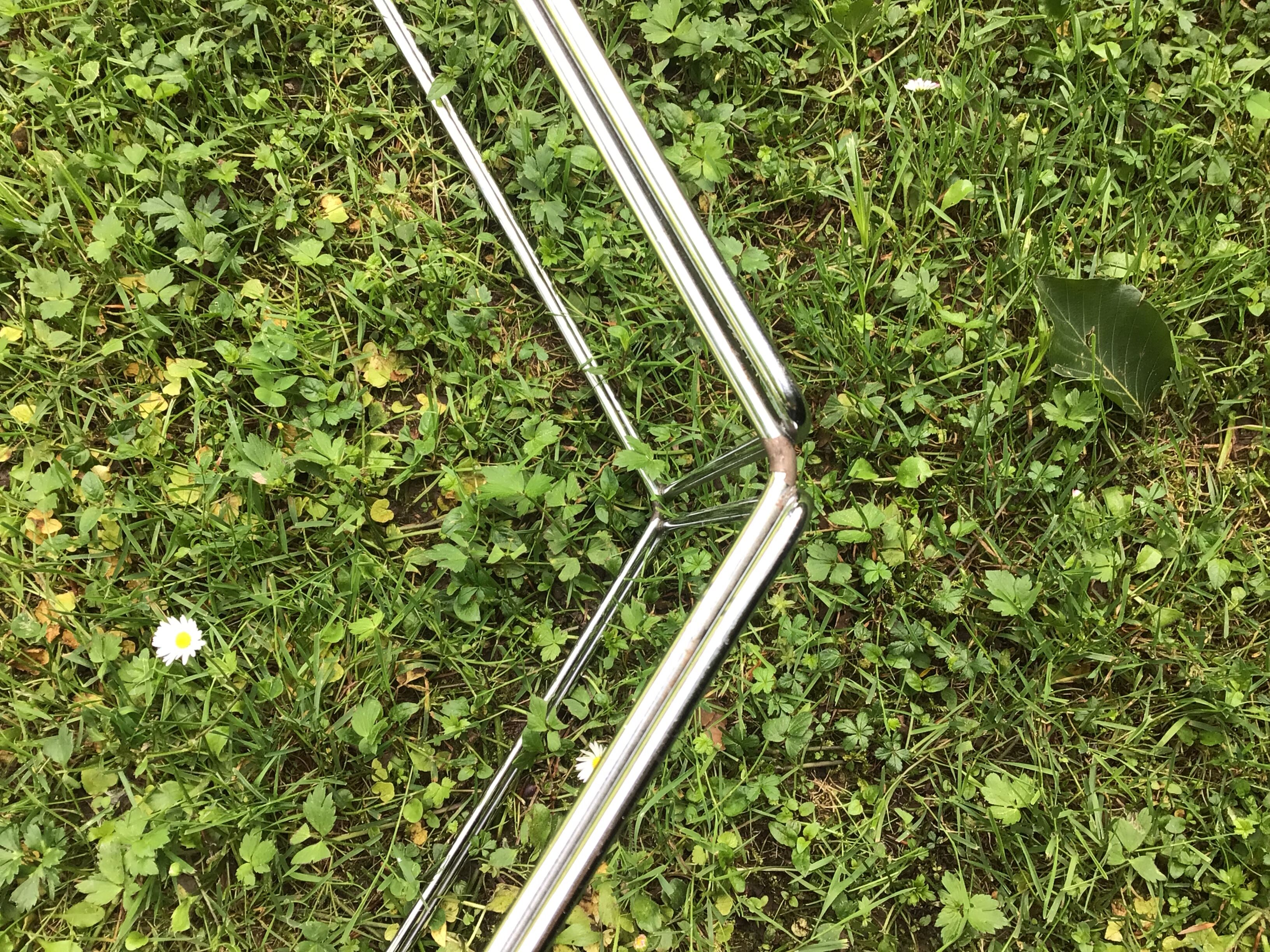 Metal and glass coffee table