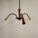 Vintage coloured spider chandelier 1950s