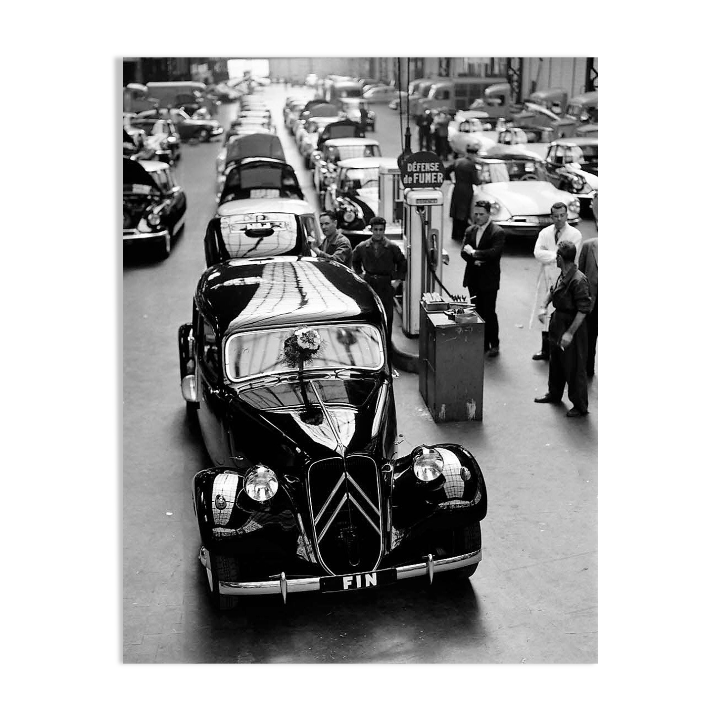 Photography, "The Last Traction, Bleach Citroen Factories", 1957 - 15 x 20 cm